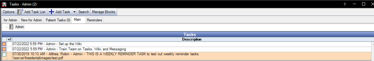 Task List in Practice-Web