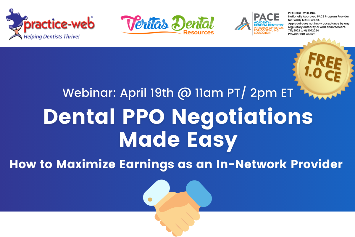 Dental PPO Negotiations Made Easy webinar