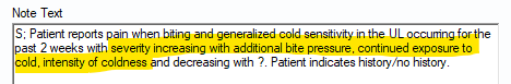 View of inserted responses after multi-response prompt is used